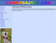 Tablet Screenshot of humorsajten.com